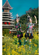 肇兴侗寨  侗族传统服装，安排上了