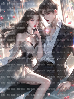 赛多封面设计工作室采集到版权-都市女频双人多人【授权QQ3324352440】