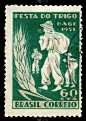 巴西小麦节在贝芝邮票