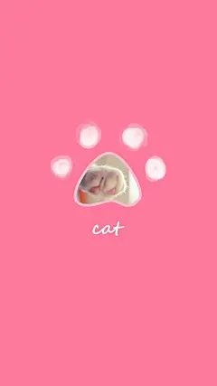 萌萌哒猫爪创意手机锁屏壁纸