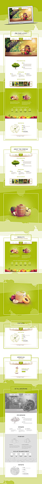 Juice Plant website by 莎莎 - UEhtml设计师交流平台 页设计 界面设计@北坤人素材