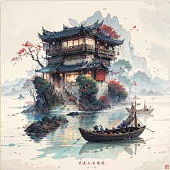 为你花开的季节采集到国风Q版，简洁画风