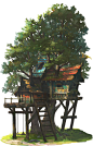 The above hideout tree, OKU . : Childhood romance