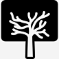 树的矩形图标高清素材 叶子 形状 性质 树 矩形 长方形 免抠png 设计图片 免费下载