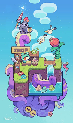 ⚪⚪⚪⚪⚪采集到插画-潮流可爱