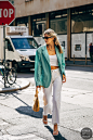 Milan SS 2020 Street Style: Camille Charriere - STYLE DU MONDE | Street Style Street Fashion Photos Camille Charriere