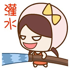 翔通动漫采集到帽帽妹——翔通动漫原创表情