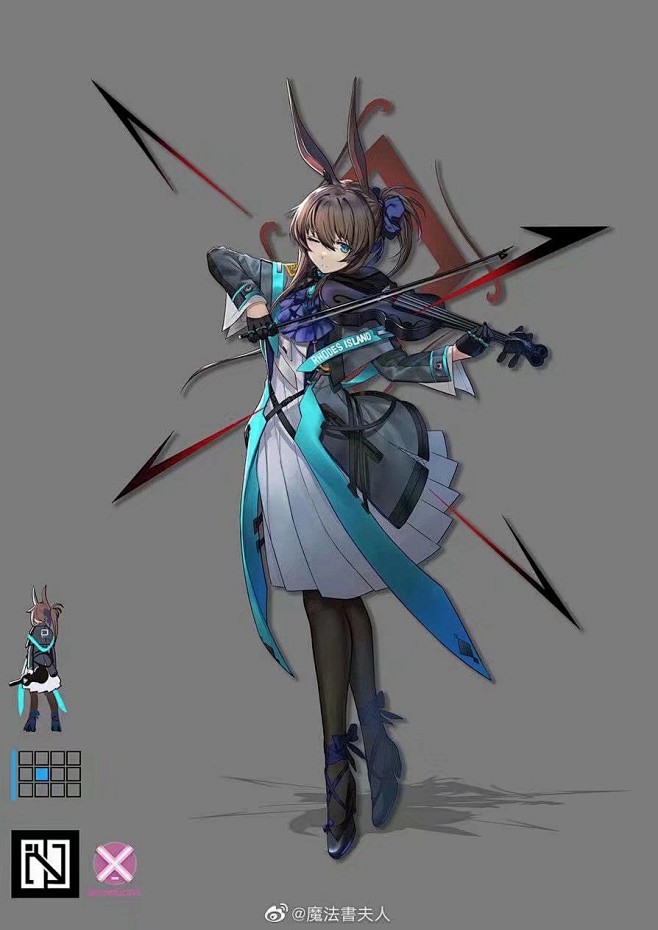 不同职业的阿米娅@魔法書夫人