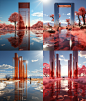 水镜面
the water and white grass behind the glass structure, in the style of light red and light bronze, minimalist landscapes, naturalistic renderings, piles/stacks, mirror rooms, minimalist sculptor, utopian vision --ar 9:16 --s 750 --v 5.2