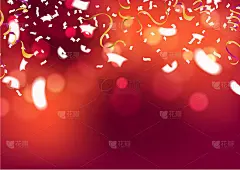 Colorful confetti isolated on background , Sale Go