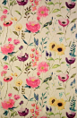 花的纹理设计 | 来自艺术家 James Dunlop Fabrics