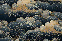 大气中国风云纹背景素材图片