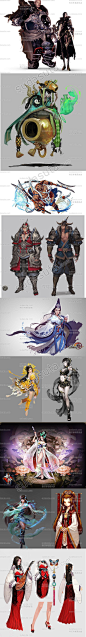 3600张中国风角色设计图片古风民族风人物设计仙侠玄幻游戏CG参考-淘宝网