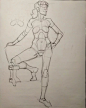Photo by Brian Knox in Leucadia - Encinitas, CA with @foundationartschool. May be a doodle of pencil and mannequin.