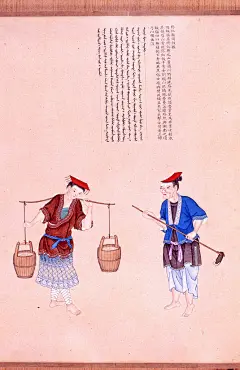 职贡图 清 乾隆年间 谢遂画 - 潮河边人 - 潮河边人博客