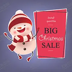 圣诞雪人 【酷图网】卡通人员,动漫人员,动漫人偶,卡通人偶,圣诞老人,雪人,女孩,人物剪影,麋鹿,狐狸,圣诞元素,圣诞人物,圣诞雪人