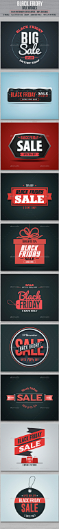 Black Friday Sale Badges - Badges & Stickers Web Elements