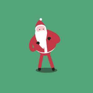 圣诞老人跳舞GIF