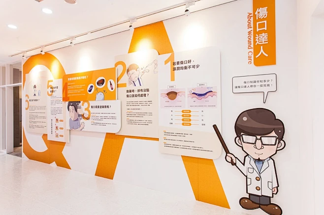 创意高级文化墙案例分享｜色彩搭配太好看了