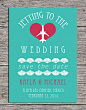 Printable Save the Date Card - Destination Wedding - Beach Wedding - Instant Download - 5x7 Invitation