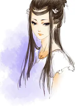 三生三世 十里桃花 白浅 同人图 插画 壁纸 | 白浅【脸的练习 | 半次元-第一中文COS绘画小说社区