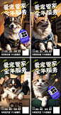地产宠物领养日周末活动系列海报-源文件分享-ywjfx.cn