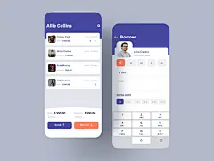 Borrow money from friends mobile ios ux ui app johnyvino loader setting keyboard loading student collage send income cash money loans brokers loans loan borrow