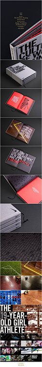Nike Women's Training Brand Book by GOLDEN , via Behance #排版#  #宣传书#