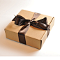 创意礼品盒牛皮纸盒礼物盒子 丝带包装盒简约大方雅致 中号御宅
