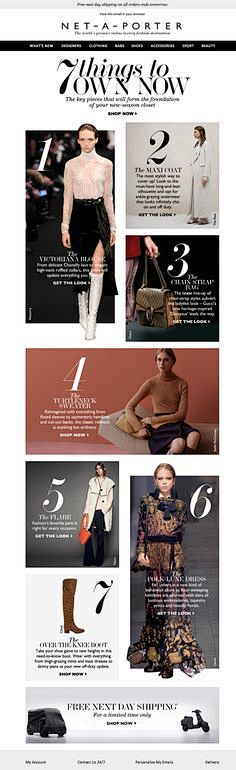 NET-A-PORTER |  新闻通讯...