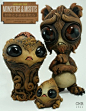 Beautiful weird creatures | Artist: Chris Ryniak | Monsters & Misfits show | 2011