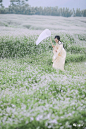 【汉服美景】遇见花海，唤醒春日小清新 - 图赏 - 爱汉服