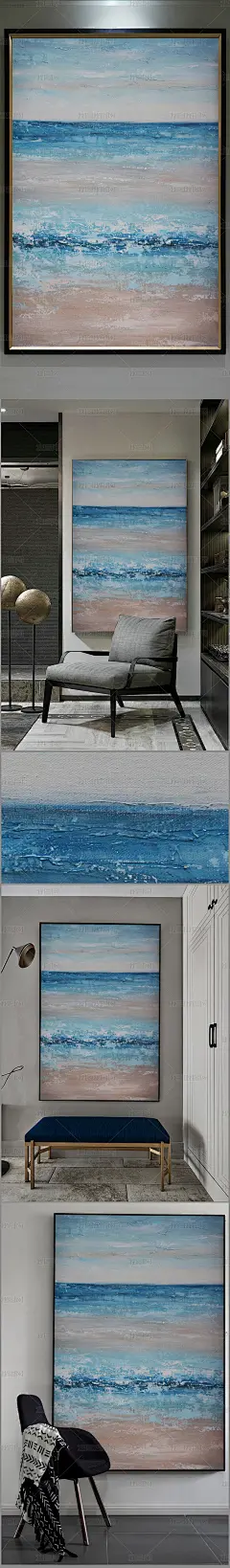 高清立体抽象油画艺术玄关（一千五百零九）