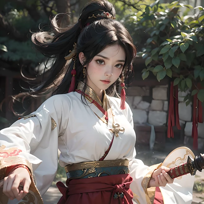 女剑客13｜LiblibAI-花瓣网