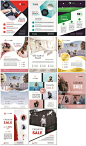 外国英文时尚商务活动促销旅游传单宣传海报设psd设计模板素材