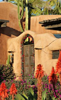 Southwest-Style Pueblo Desert Adobe Home