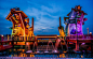 buildings at Discoveryland by Jian Weng on 500px