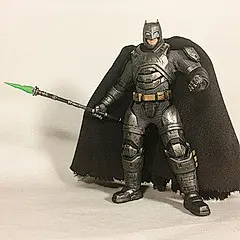 MEZCO TOYZ Batman v Superman Dawn of Justice Armored Batman 1:12 PVC Action Figure Collectible Model | 又拍图片管家