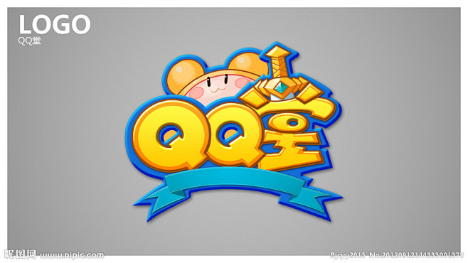 QQ堂腾讯游戏LOGO