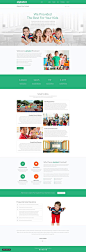 Alphabet - Education PSD Templates 网页设计 