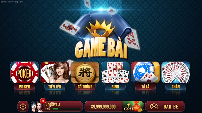 King of Cards game :...