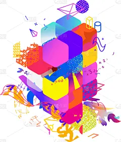 极简构图,抽象,华丽的,商务,几何形状,计划书,传单,纺织品,模板,包豪斯