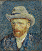 845px-Vincent_van_Gogh_-_Self-portrait_with_grey_felt_hat_-_Google_Art_Project.jpg (845×1024)