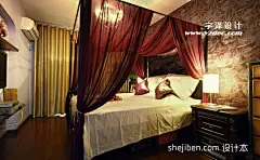 2013混搭风格二居室家装主卧室壁纸