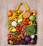 背包形蔬菜水果,食物,食品,新鲜,美味,美食,素食