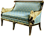 classic style sofa CYGNE 2 by Balcaen, Paris: 