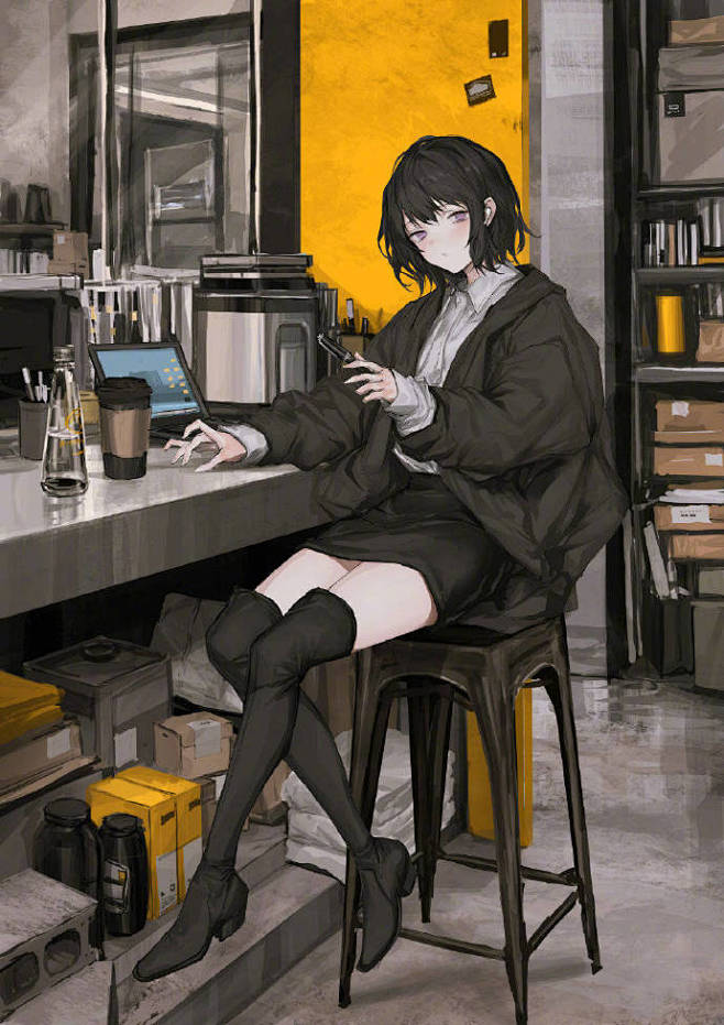 画师LM7笔下的少女 ​​​​