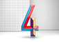 Colourful Numbers : Numbers made for the second edition of www.36daysoftype.com