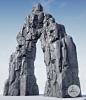 Rock_Cliff, HyungHo Jang : Modeling Based on the ZBrush and Rendering in UE4.