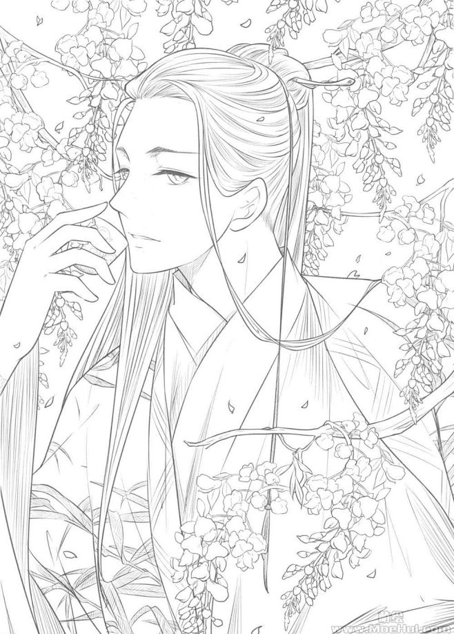 [新手练习线稿]古风线稿集III[43P...